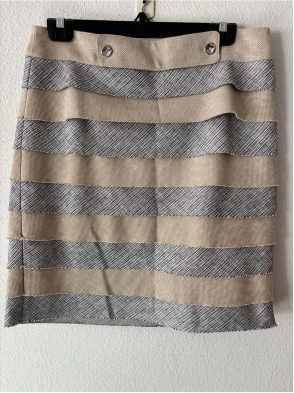 White House Black Market *Designer Sample* Striped Skirt size 10